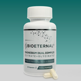Bioeternal Magnesium Dual Complex, Citrate and Glycinate, 60 Capsules